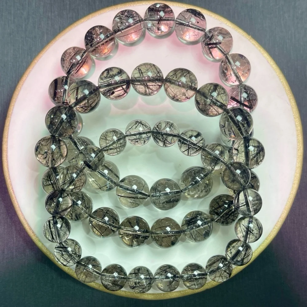 Natural Black Hair Quartz Bracelet Crystal Women Energy Reiki Healing Bangle Jewelry Holiday Gift 1PCS
Natural Black Hair Quartz Bracelet Crystal Women Energy Reiki Healing Bangle Jewelry Holiday Gift 1PCS
