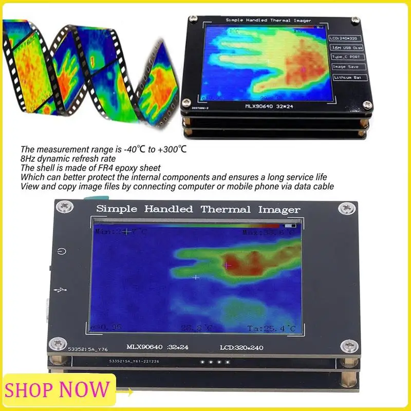 Especial Professional 7-In-1 Thermal Imager Cam 3.2 Inch Screen Portable Handheld Multifunctional Infrared Thermal Imaging Camer
Especial Professional 7-In-1 Thermal Imager Cam 3.2 Inch Screen Portable Handheld Multifunctional Infrared Thermal Imaging Camer