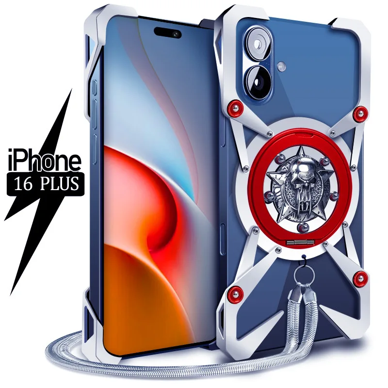 For iphone16plus mobile phone case New metal mobile phone case Protective shell individual fall resistant
For iphone16plus mobile phone case New metal mobile phone case Protective shell individual fall resistant