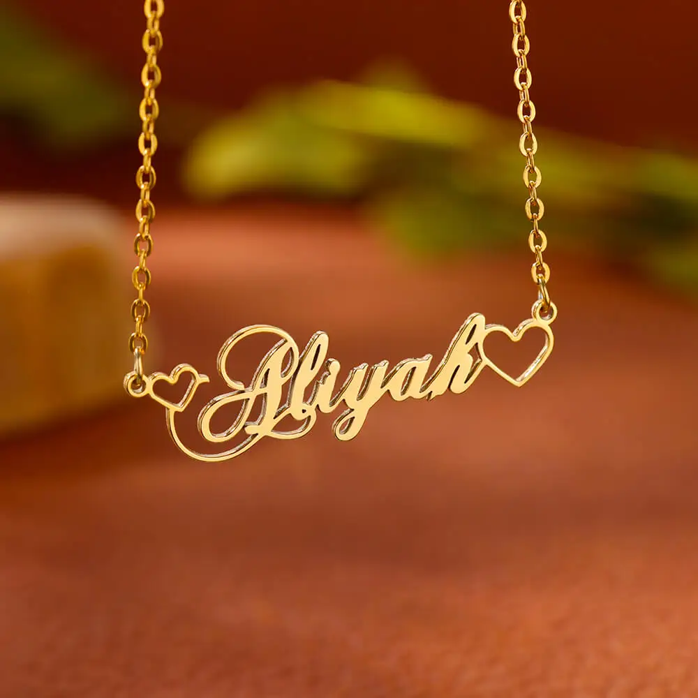 Custom Heart Name Necklaces for Women Personalized Nameplete Pendant Necklace Customized Charm Stainless Steel Jewelry collar
Custom Heart Name Necklaces for Women Personalized Nameplete Pendant Necklace Customized Charm Stainless Steel Jewelry collar