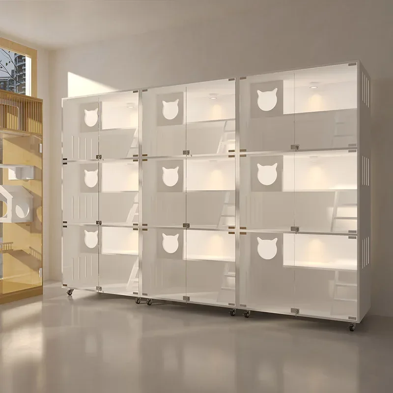 Шкаф для кошек из цельного дерева, изготовленная на заказ клетка для кошек, витрина для ухода за тройью для зоомагазина, кофе для кошек
Шкаф для кошек из цельного дерева, изготовленная на заказ клетка для кошек, витрина для ухода за тройью для зоомагазина, кофе для кошек