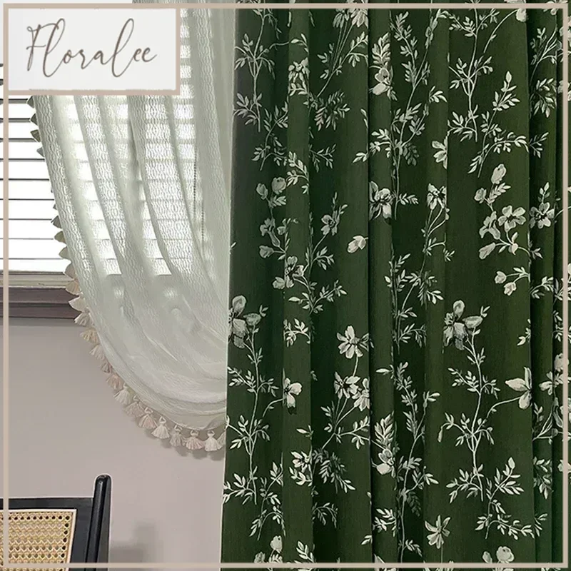 Customized Japanese-style Green Printed Thick Chenille Blackout Curtains For Living Room And Bedroom Floor-to-ceiling Windows
Customized Japanese-style Green Printed Thick Chenille Blackout Curtains For Living Room And Bedroom Floor-to-ceiling Windows