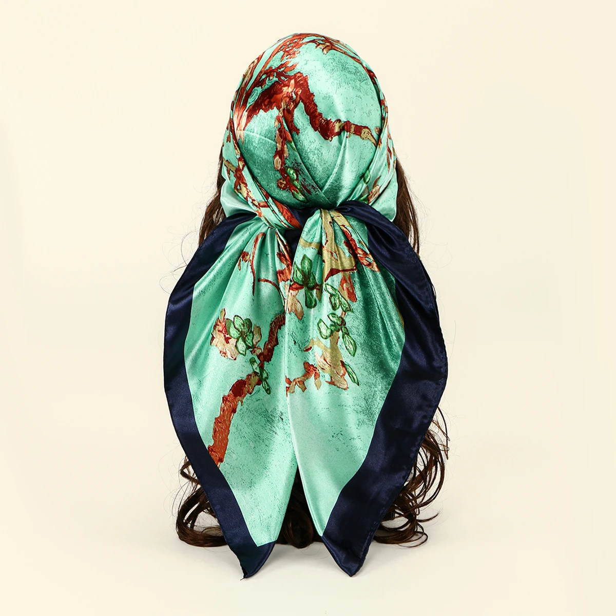 90*90cm Satin Silk Square Scarf Woman Fashion Kerchief Neck Head/Hair Scarves Bandana Handkerchief Floral Printed Headscarf
90*90cm Satin Silk Square Scarf Woman Fashion Kerchief Neck Head/Hair Scarves Bandana Handkerchief Floral Printed Headscarf