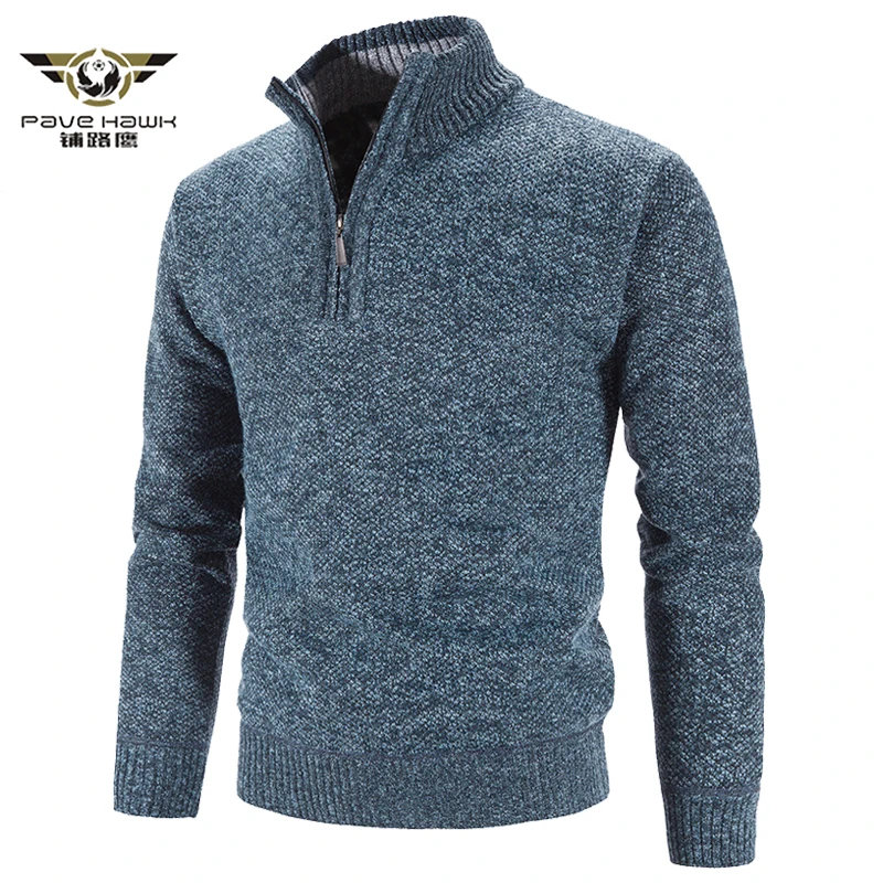 Men's Winter Thick Fleece Pullover Long Sleeve Wool Sweatercoat Male Autumn Sweater Jacket Casual Half Zipper Knitted Clothing
Men's Winter Thick Fleece Pullover Long Sleeve Wool Sweatercoat Male Autumn Sweater Jacket Casual Half Zipper Knitted Clothing