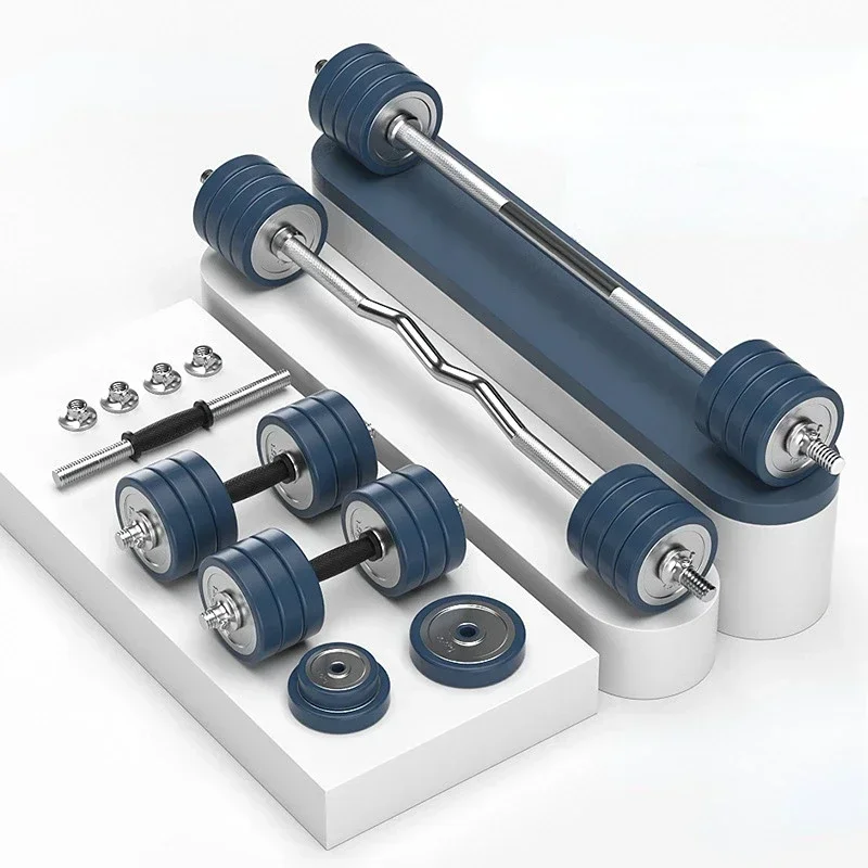 New Dumbbell Household Rust Prevention Youth Barbell Household Men's Full Set Of Dual-use Combination Fitness Equipment
New Dumbbell Household Rust Prevention Youth Barbell Household Men's Full Set Of Dual-use Combination Fitness Equipment