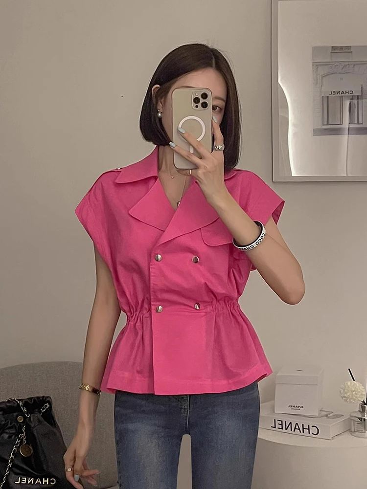 Clothland Women Elegant Solid Waistcoat Double Breasted Drawstring Tie Summer Casual Fashion Vest Jacket Coat MA138
Clothland Women Elegant Solid Waistcoat Double Breasted Drawstring Tie Summer Casual Fashion Vest Jacket Coat MA138