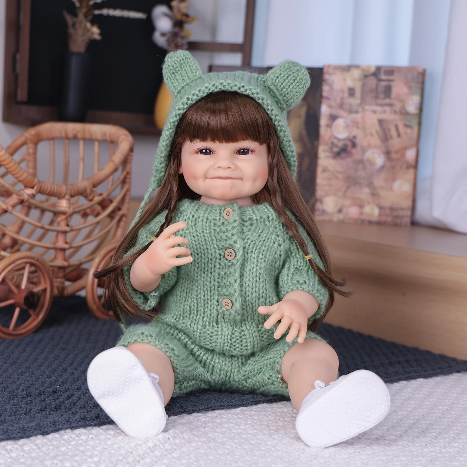 KEIUMI 55CM Full Silicone Vinyl Body Bebe Reborn Doll Betty Lifelike Girl Cute Princess Bebe Birthday Christmas Gift
KEIUMI 55CM Full Silicone Vinyl Body Bebe Reborn Doll Betty Lifelike Girl Cute Princess Bebe Birthday Christmas Gift