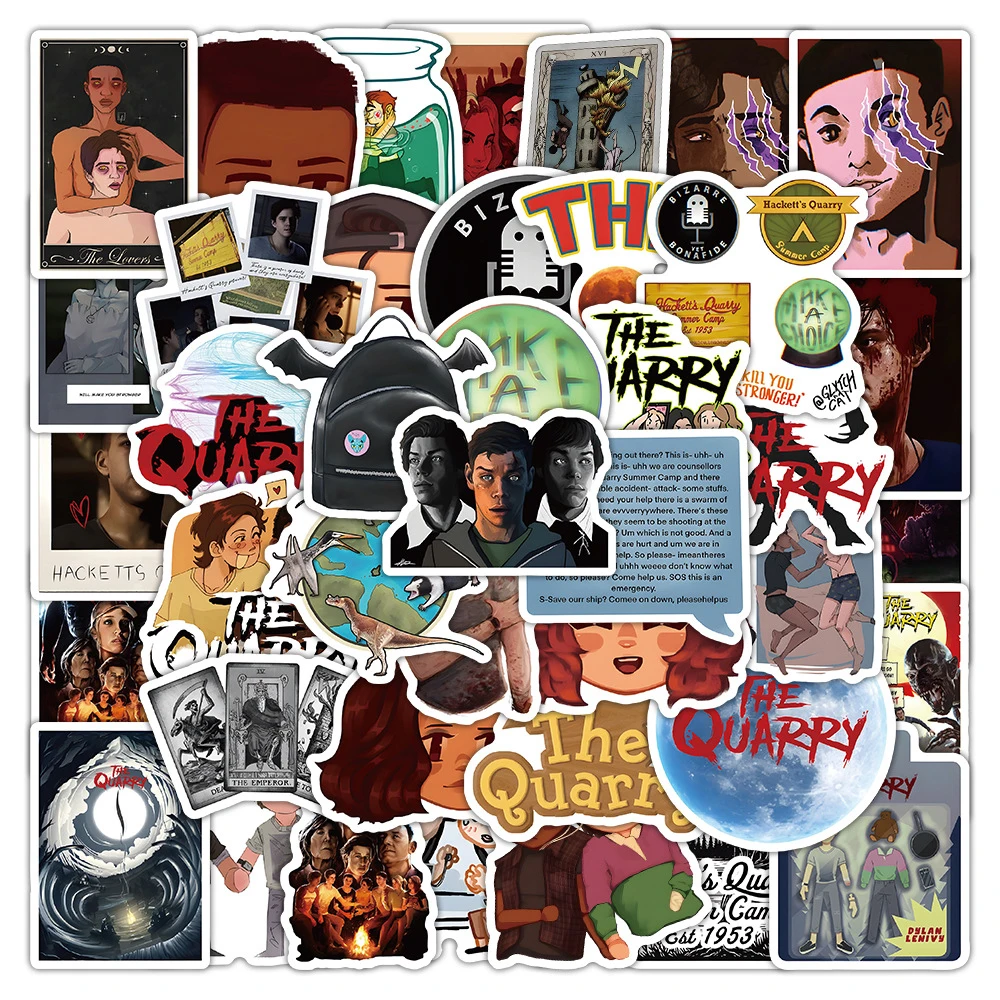 10/30/50pcs Horror Movie Game The Quarry Stickers Waterproof DIY Skateboard Laptop Phone Bike Cool Cartoon Decoration Decals Toy
10/30/50pcs Horror Movie Game The Quarry Stickers Waterproof DIY Skateboard Laptop Phone Bike Cool Cartoon Decoration Decals Toy