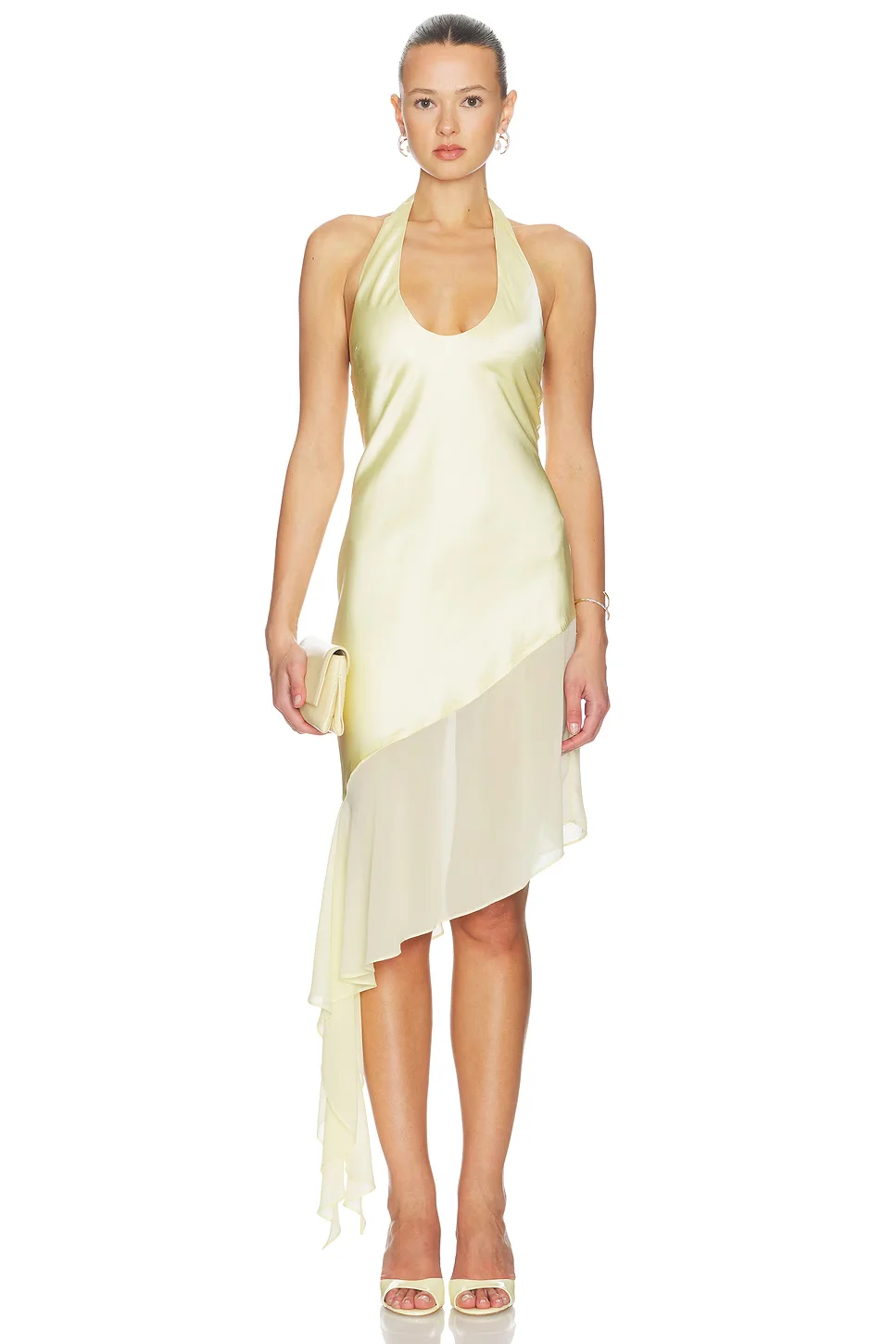 Vacation Satin Halter Patchwork Mesh Dress-Sexy Irregular Hem Birthday Party Elegant Slim Vestidos 2026 new dress
Vacation Satin Halter Patchwork Mesh Dress-Sexy Irregular Hem Birthday Party Elegant Slim Vestidos 2026 new dress