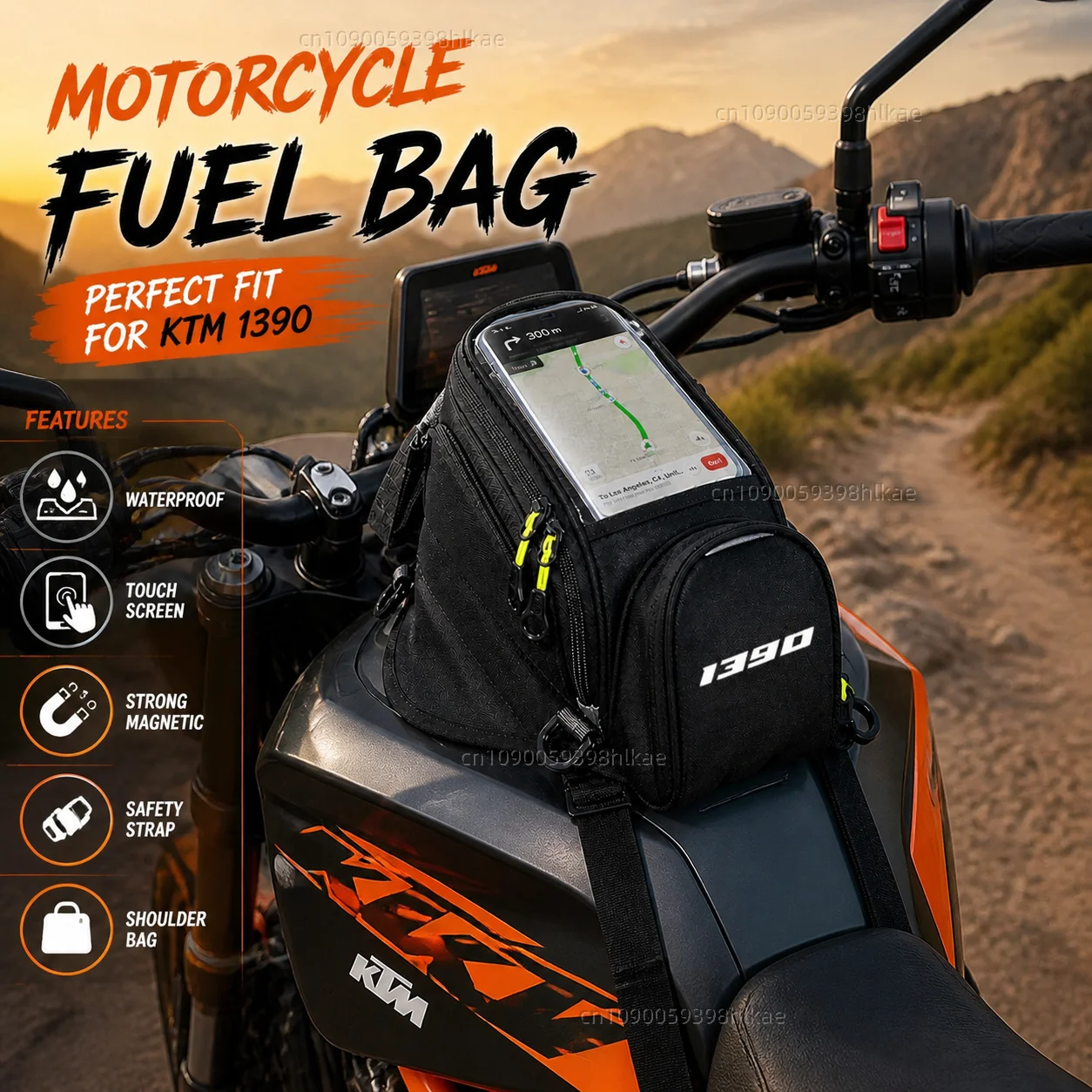 NEW Universal Magnetic Fuel Tank Bag Motorcycle Phone Navigation Pack For KTM 1390 Super Adventure 1390 Super Duke R 2023+
NEW Universal Magnetic Fuel Tank Bag Motorcycle Phone Navigation Pack For KTM 1390 Super Adventure 1390 Super Duke R 2023+