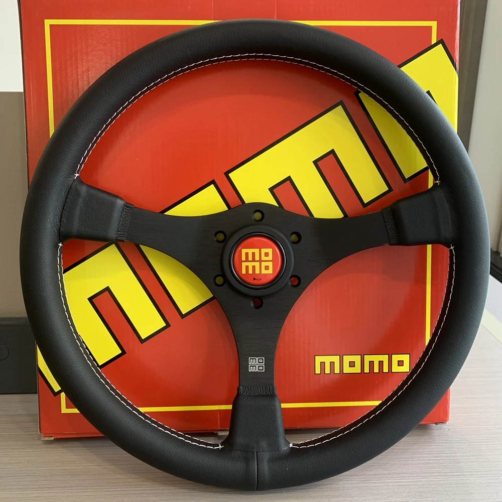 Classic Racing 14Inch MOMO 1968 Racing Heritage Project MOMO Steering Wheel JDM Rally Drift Leather MOMO Steering Wheel Volantes
Classic Racing 14Inch MOMO 1968 Racing Heritage Project MOMO Steering Wheel JDM Rally Drift Leather MOMO Steering Wheel Volantes
