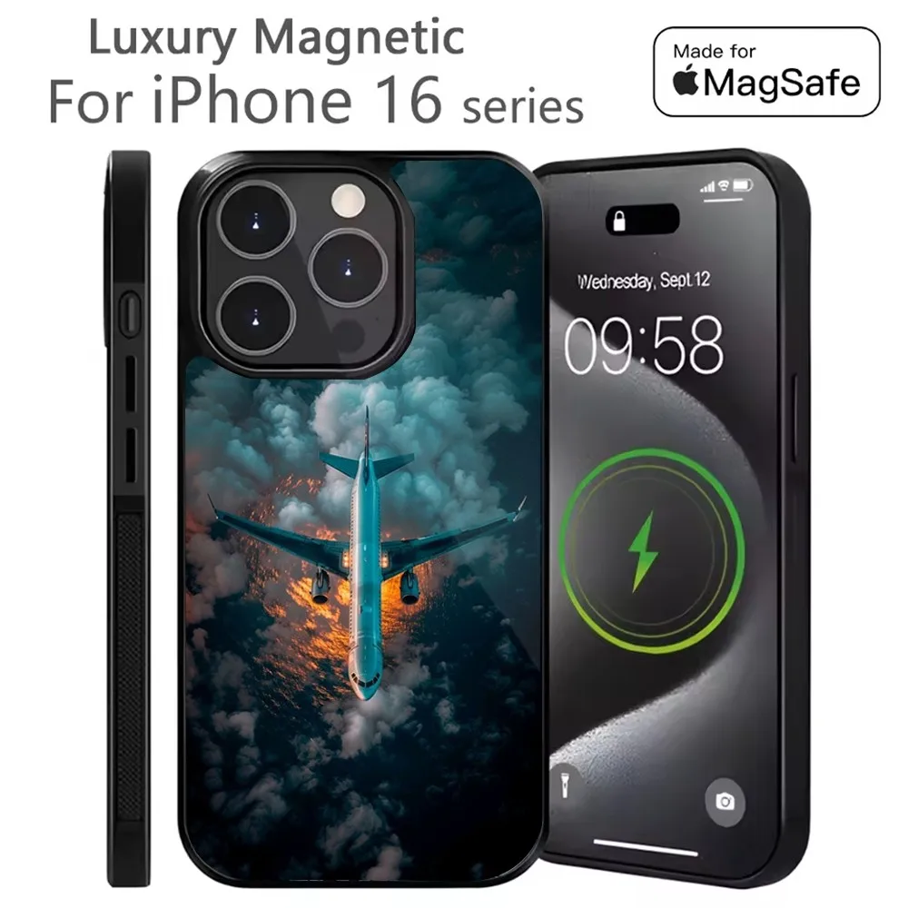 Airplane Plane Phone Case For iPhone 16,15,14,13,12,11,Plus,Pro,Max Mini Magsafe Magnetic Wireless Charging
Airplane Plane Phone Case For iPhone 16,15,14,13,12,11,Plus,Pro,Max Mini Magsafe Magnetic Wireless Charging
