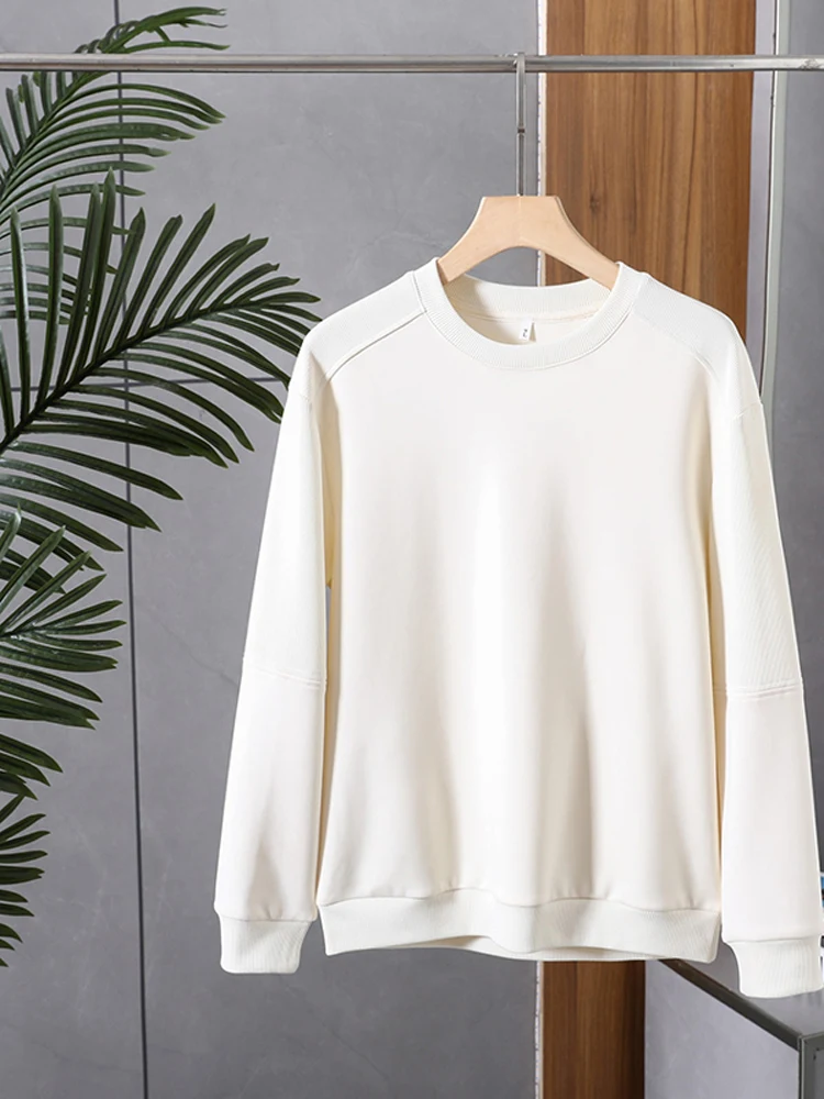 Knitted Textured Patchwork Long Sleeve Loose Fit Sporty Sweatshirt Casual Base Layer Men's Spring Autumn round Neck Sweatshirt
Knitted Textured Patchwork Long Sleeve Loose Fit Sporty Sweatshirt Casual Base Layer Men's Spring Autumn round Neck Sweatshirt