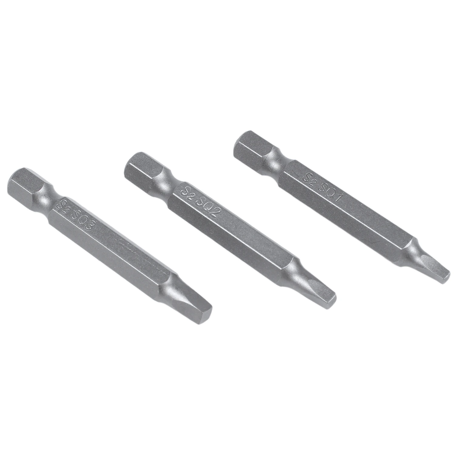 3Pcs 50Mm 1/4 Inch Hex Square Bits Square Head Screwdriver Bits S2 Alloy Steel Magnetic Screwdriver Bits Set Hand Tools CNIM Hot
3Pcs 50Mm 1/4 Inch Hex Square Bits Square Head Screwdriver Bits S2 Alloy Steel Magnetic Screwdriver Bits Set Hand Tools CNIM Hot