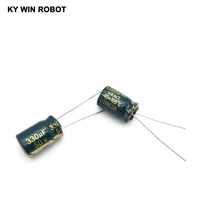 10 pcs Aluminum electrolytic capacitor 330 uF 50 V 10 * 17 mm frekuensi tinggi Radial Electrolytic kapasitor
10 pcs Aluminum electrolytic capacitor 330 uF 50 V 10 * 17 mm frekuensi tinggi Radial Electrolytic kapasitor