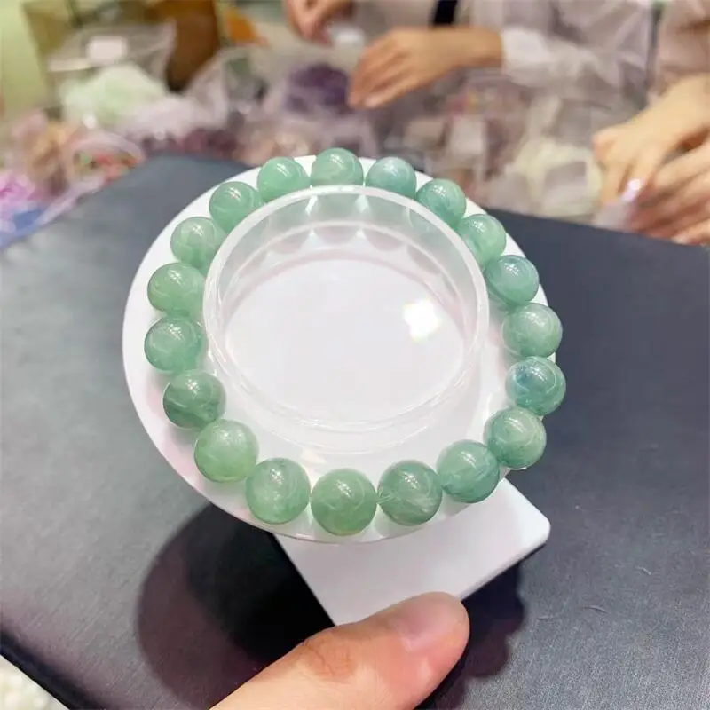 10.5MM Natural Green Kyanite Bracelet Crystal Reiki Healing Stone Fashion Jewelry Gifting Gift For Women 1PCS
10.5MM Natural Green Kyanite Bracelet Crystal Reiki Healing Stone Fashion Jewelry Gifting Gift For Women 1PCS