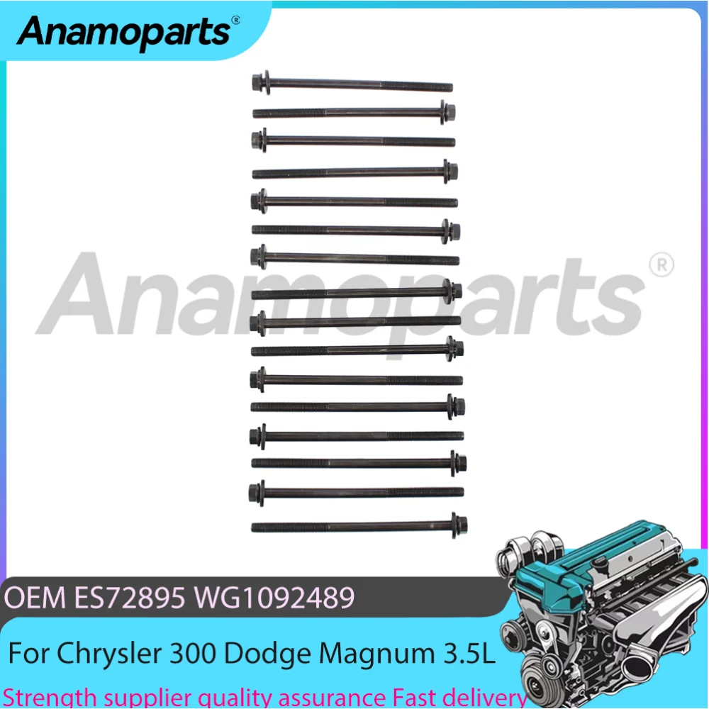 Engine Parts Cylinder Head Bolt Kit Fit 3.5 4.0 L V6 GAS For Chrysler 300 Concorde Dodge Charger Journey Magnum 3.5L 4.0L 99-09
Engine Parts Cylinder Head Bolt Kit Fit 3.5 4.0 L V6 GAS For Chrysler 300 Concorde Dodge Charger Journey Magnum 3.5L 4.0L 99-09