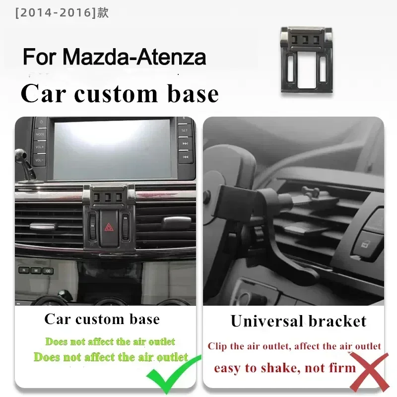 2014-2016 для Mazda Atenza, держатель для мобильного телефона, беспроводное зарядное устройство, крепление для автомобильных телефонов, навигационный кронштейн, поддержка GPS, вращение на 360°
2014-2016 для Mazda Atenza, держатель для мобильного телефона, беспроводное зарядное устройство, крепление для автомобильных телефонов, навигационный кронштейн, поддержка GPS, вращение на 360°