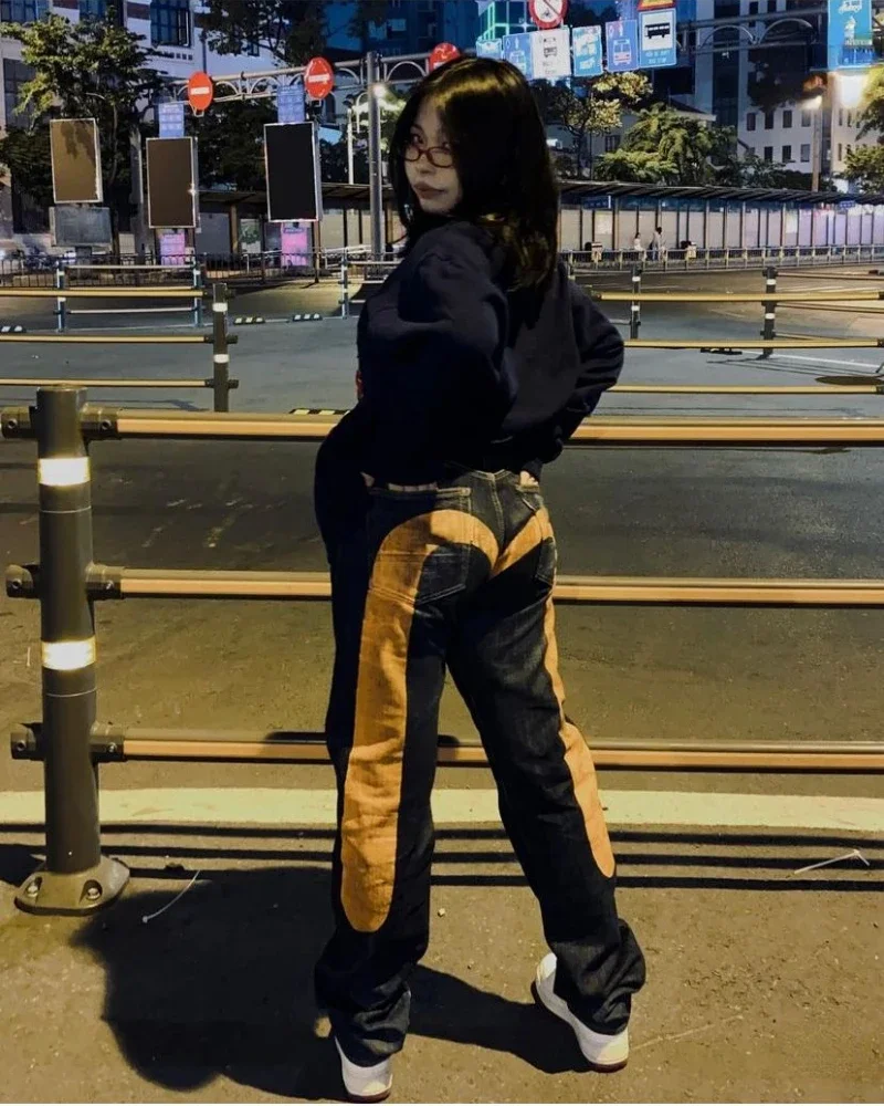 Y2K Retro Street Personalized Printing High Street Hip Hop Gothic American Straight Jeans Ladies Loose Jeans Lovers Street Pants
Y2K Retro Street Personalized Printing High Street Hip Hop Gothic American Straight Jeans Ladies Loose Jeans Lovers Street Pants