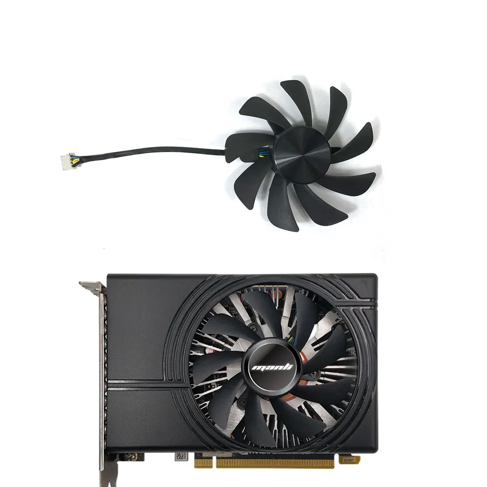New 85mm 4 pin M-NGTX1660/5REHDP-M1431 GPU Cooler fan for MANLI GTX 1660 N542 + M1431 Video Card Fan
New 85mm 4 pin M-NGTX1660/5REHDP-M1431 GPU Cooler fan for MANLI GTX 1660 N542 + M1431 Video Card Fan