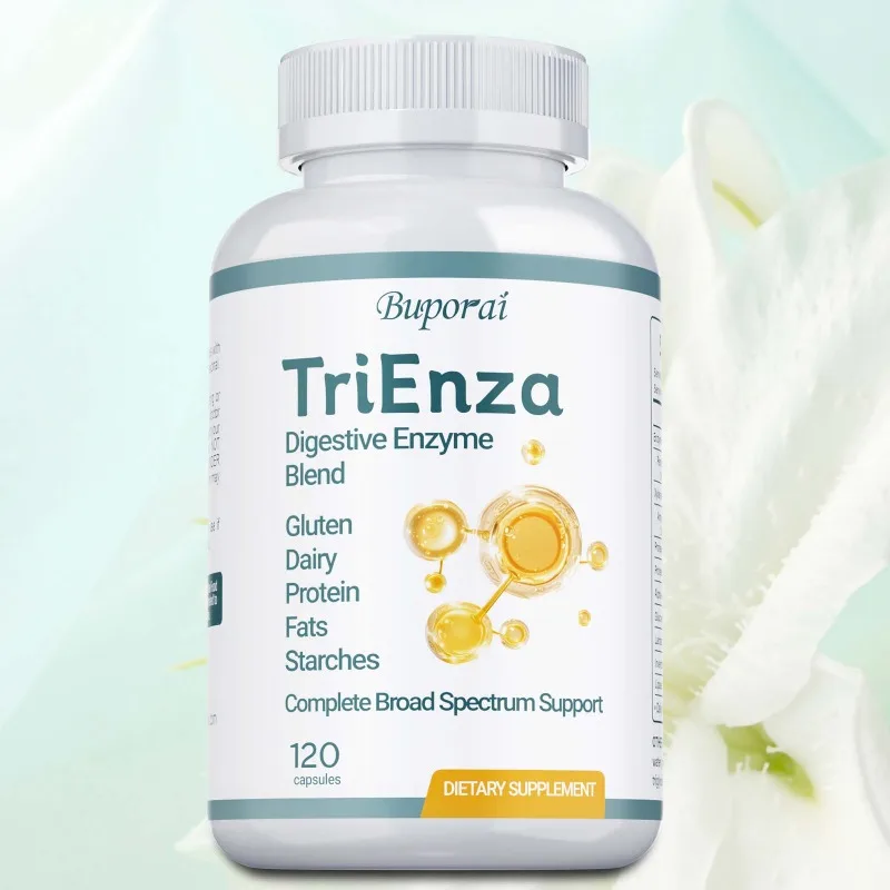 TriEnza Digestive Enzymes - Regular Bowel Movements, Soothes Stomach,Reduce Bloating,Balances Intestinal Flora,Improves Immunity
TriEnza Digestive Enzymes - Regular Bowel Movements, Soothes Stomach,Reduce Bloating,Balances Intestinal Flora,Improves Immunity