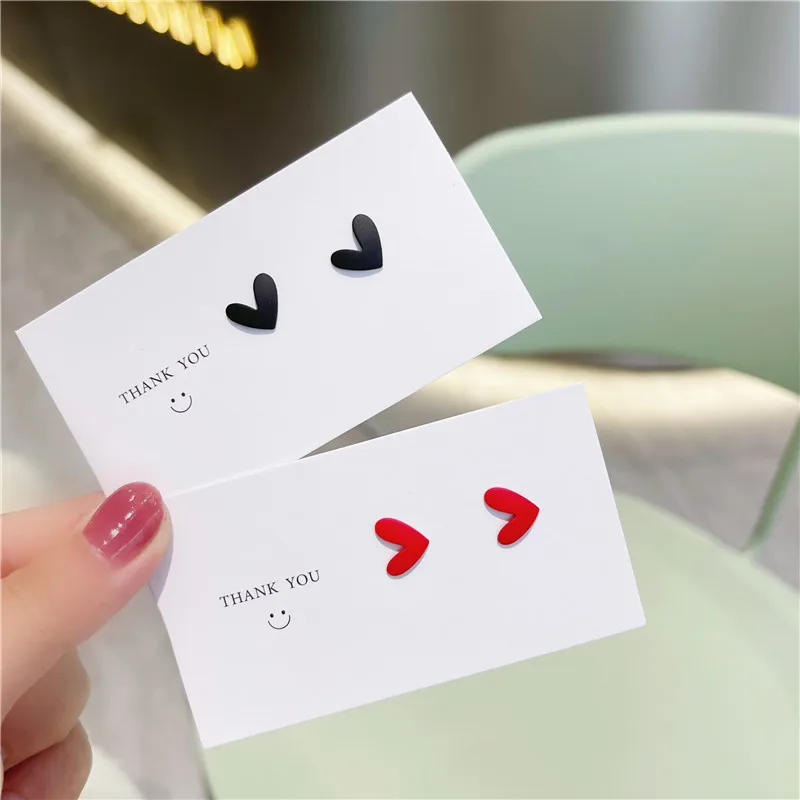 Simple Metal Heart Stud Earrings for Women Girls Small Cute Red Black Earrings Wedding Party Fashion Jewelry Accessories Gift
Simple Metal Heart Stud Earrings for Women Girls Small Cute Red Black Earrings Wedding Party Fashion Jewelry Accessories Gift