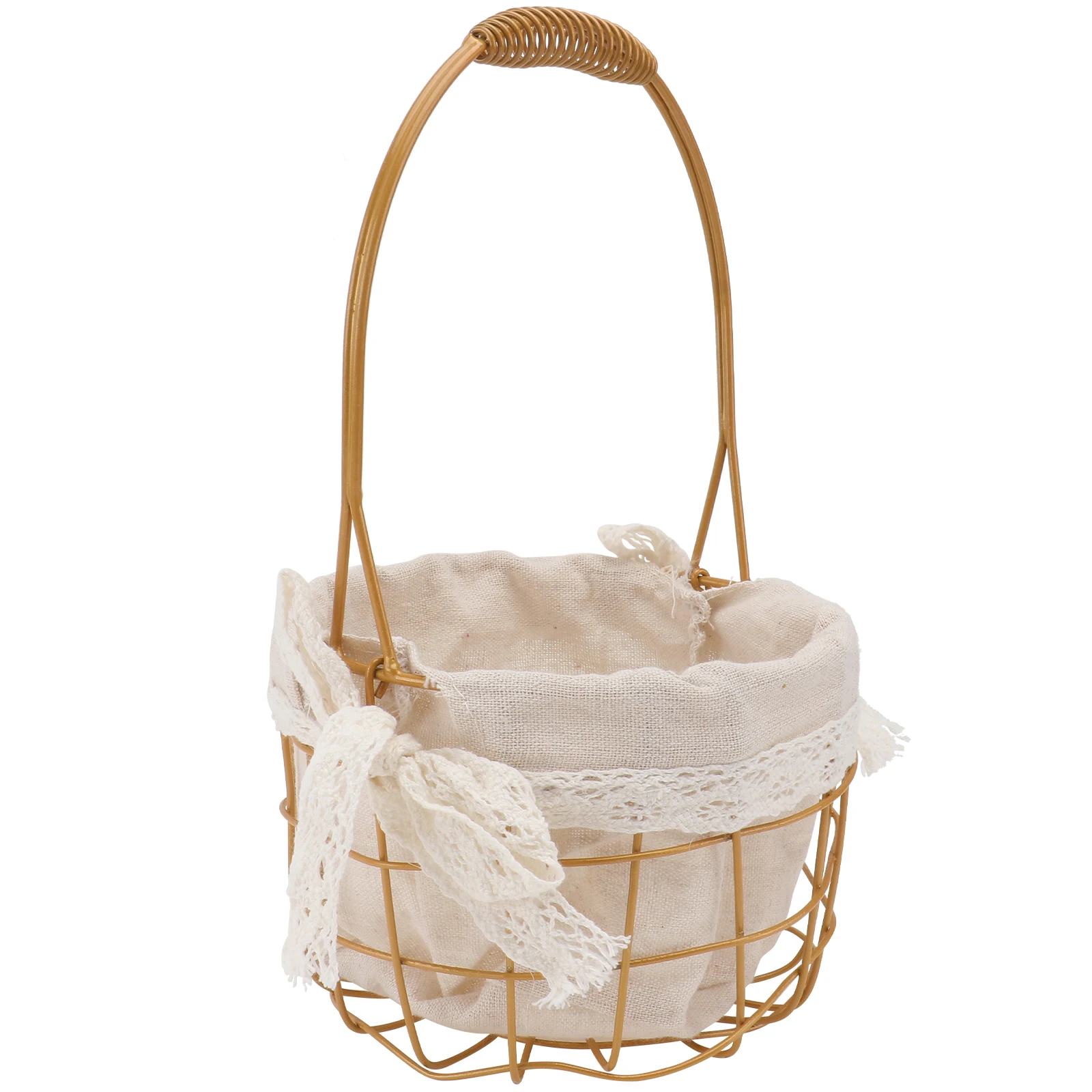 Handheld Flower Basket Rustic Style Small Size for Girls Decorative Cover Portable Storage Kitchenware Woven Basket
Handheld Flower Basket Rustic Style Small Size for Girls Decorative Cover Portable Storage Kitchenware Woven Basket