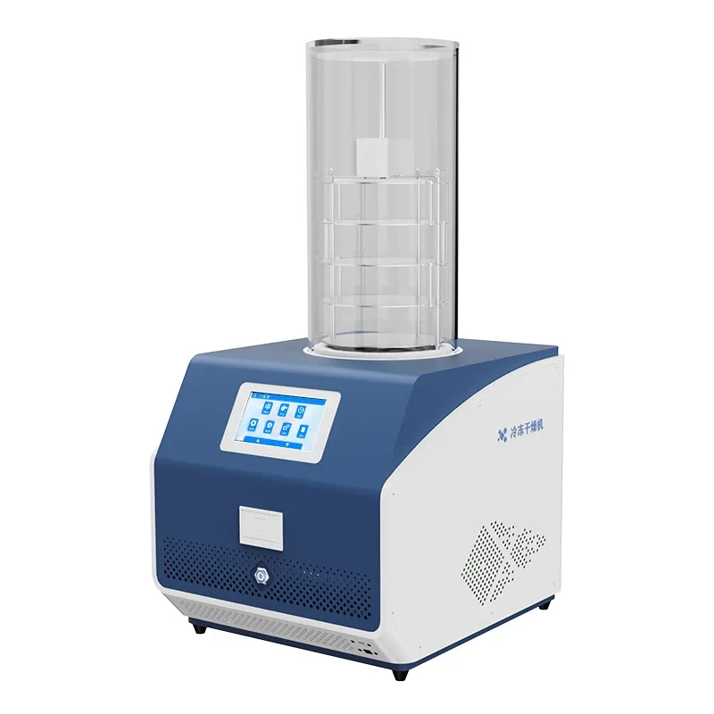 Vacuum freeze dryer, laboratory food vertical freeze dryer DG10 fruit and vegetable traditional Chinese medicine intelligence 
Vacuum freeze dryer, laboratory food vertical freeze dryer DG10 fruit and vegetable traditional Chinese medicine intelligence