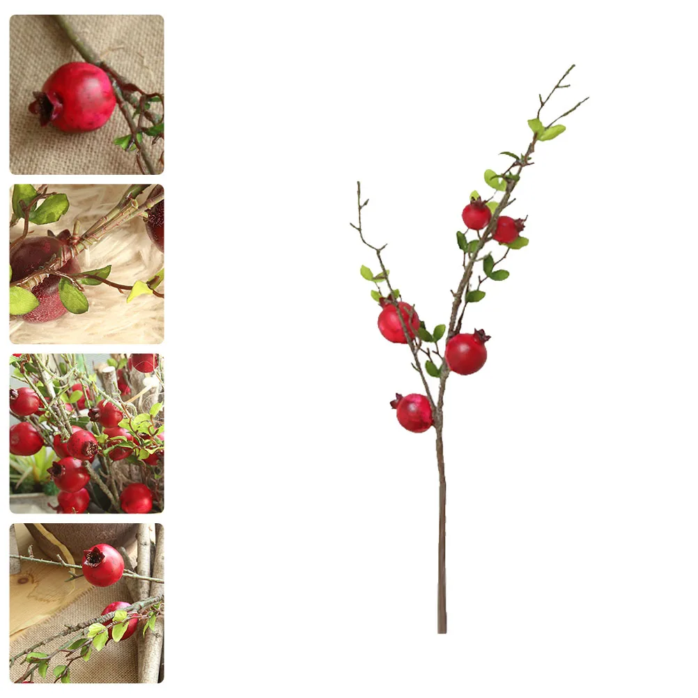 1Pcs Artificial Pomegranate Branch No Fallen Leaves No Withering Home Dining Room Study Kitchen Table Decoration
1Pcs Artificial Pomegranate Branch No Fallen Leaves No Withering Home Dining Room Study Kitchen Table Decoration