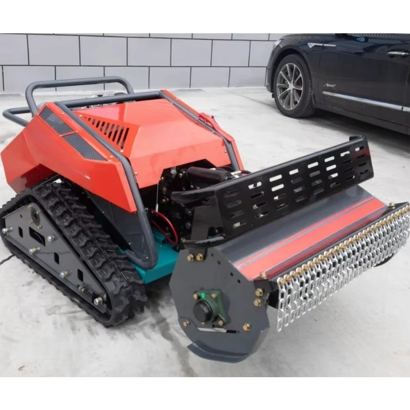 Remote Control Tracked Mower With Range Extender for Golf Course Rough Cutting
Remote Control Tracked Mower With Range Extender for Golf Course Rough Cutting