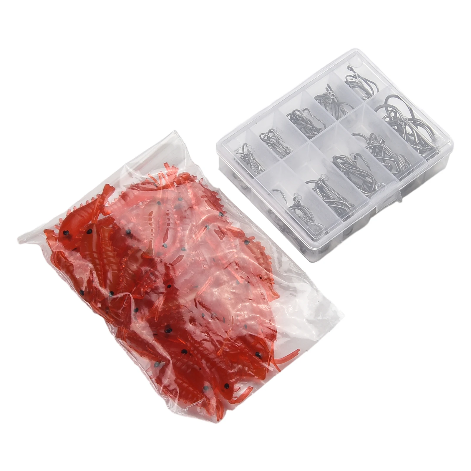 50pcs Shrimp 100pcs Simulation Soft Bait With Hook Imitation Shrimp Bait Soft Fake Prawn Fishing Lure Accessories
50pcs Shrimp 100pcs Simulation Soft Bait With Hook Imitation Shrimp Bait Soft Fake Prawn Fishing Lure Accessories