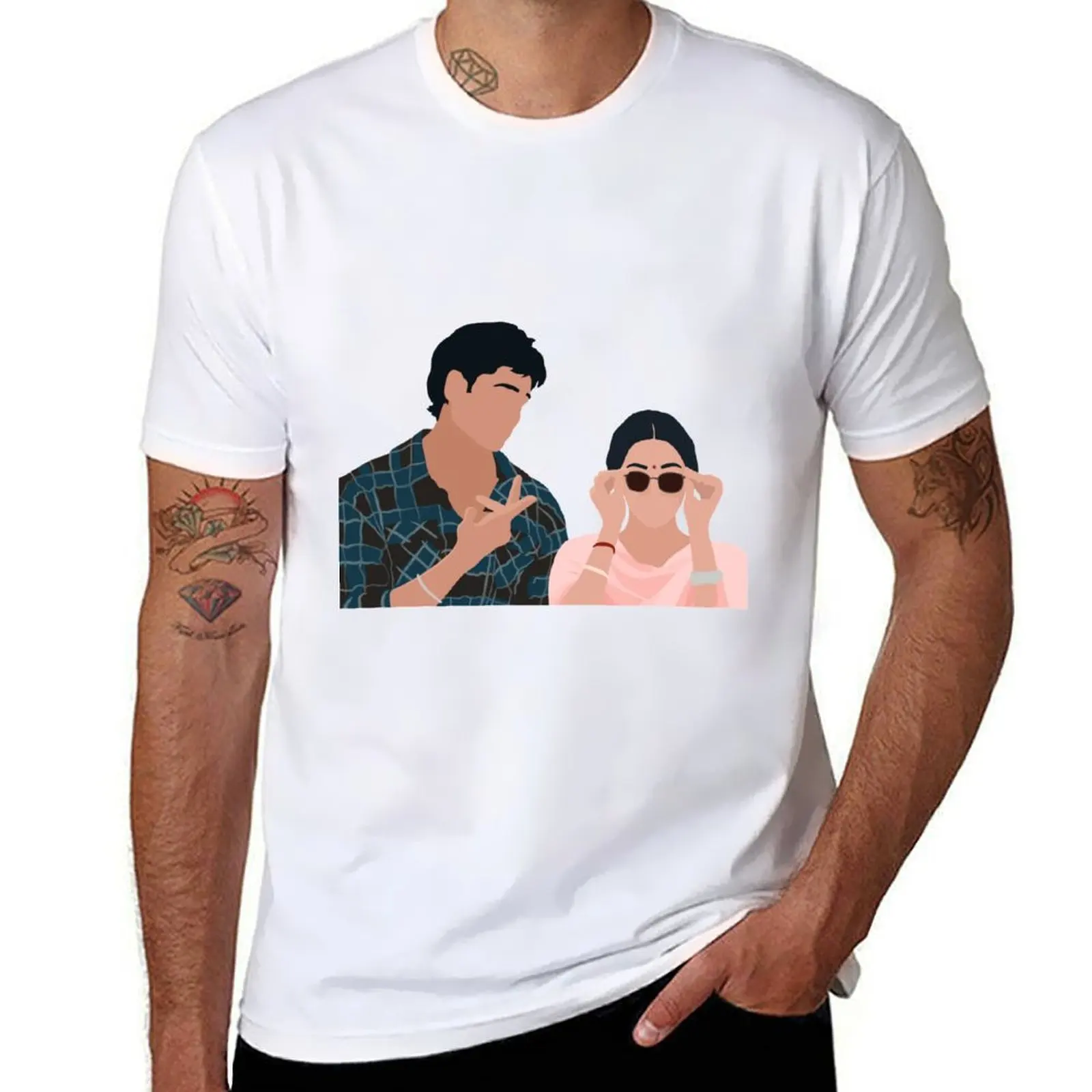 Shershaah - Vikram and Dimple T-Shirt t shirts for man graphic vintage t shirts with prints t shirts for man pack cotton T-shirt
Shershaah - Vikram and Dimple T-Shirt t shirts for man graphic vintage t shirts with prints t shirts for man pack cotton T-shirt