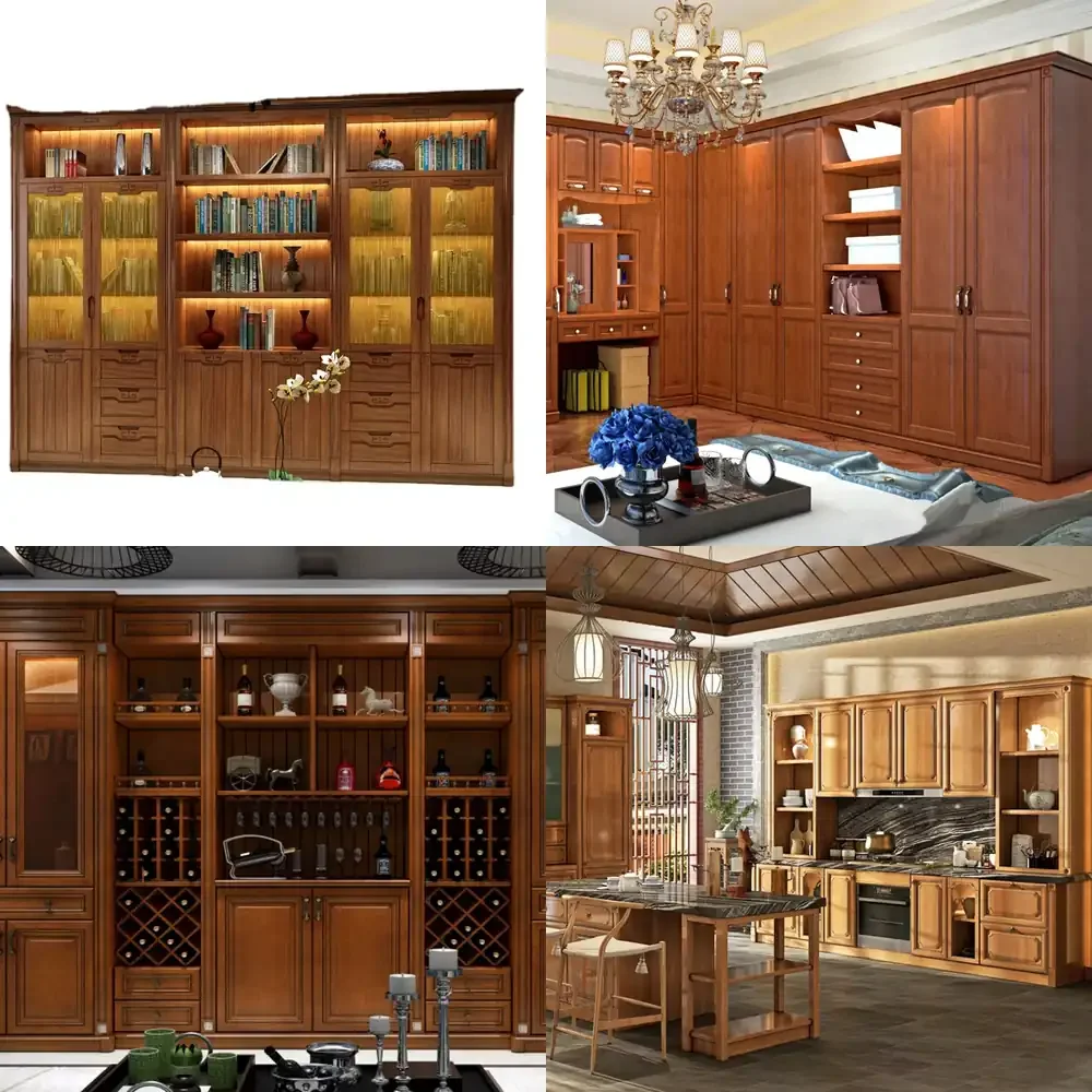 Design Country Style Solid Teak Kitchen Cabinets With Island
Design Country Style Solid Teak Kitchen Cabinets With Island