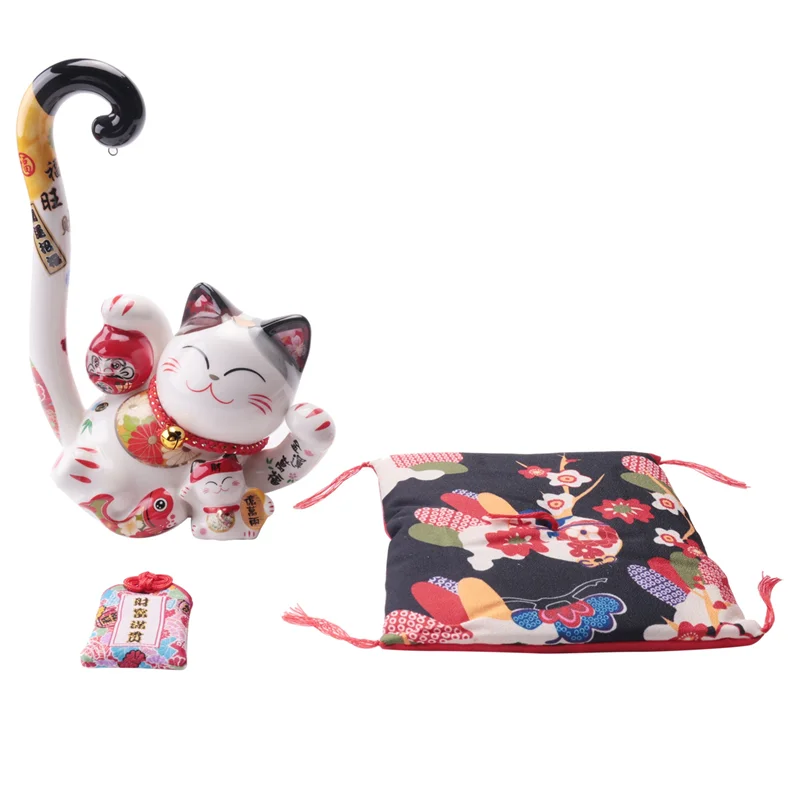 ABJO-8,6 дюймов Maneki Neko Lucky Cat копилка банк монет японский длинный хвост кошка удачи фэн-шуй домашний декор
ABJO-8,6 дюймов Maneki Neko Lucky Cat копилка банк монет японский длинный хвост кошка удачи фэн-шуй домашний декор