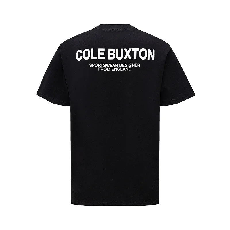 Cole Buxton High-Quality Letter Logo Slogan Print Minimalist High-Street Casual Loose-Fit Crew Neck Short-Sleeve T-Shirt
Cole Buxton High-Quality Letter Logo Slogan Print Minimalist High-Street Casual Loose-Fit Crew Neck Short-Sleeve T-Shirt