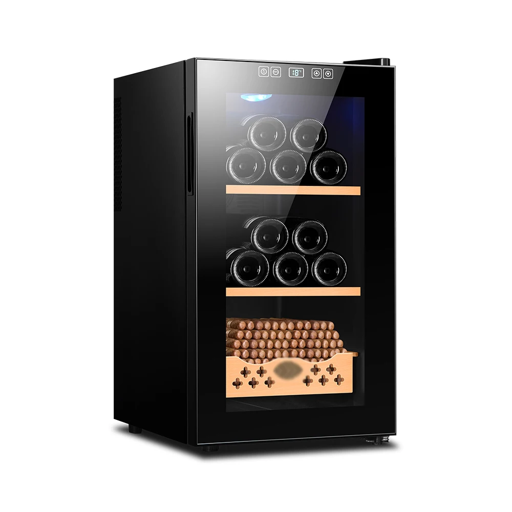 High-end Digital Portable Mini Cigar Humidor Tobacco Display Electronic Cigar Humidor Cabinet Digital Humidifier for Cigars
High-end Digital Portable Mini Cigar Humidor Tobacco Display Electronic Cigar Humidor Cabinet Digital Humidifier for Cigars