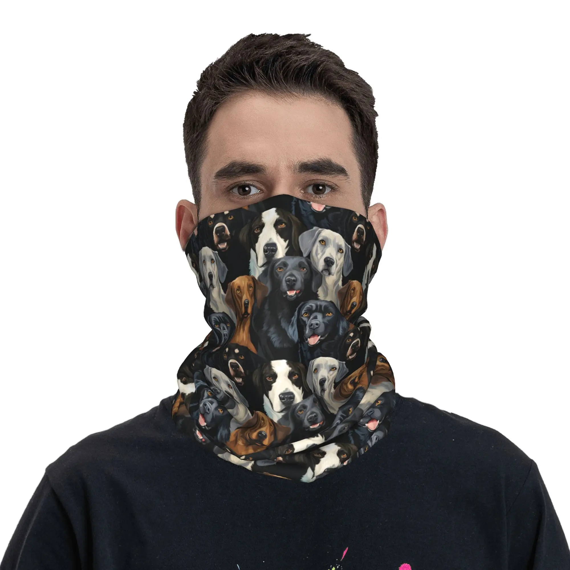 Labrador Retriever Dog Print Bandana Winter Neck Warmer Men Windproof Wrap Face Scarf for Ski Gaiter Headband
Labrador Retriever Dog Print Bandana Winter Neck Warmer Men Windproof Wrap Face Scarf for Ski Gaiter Headband