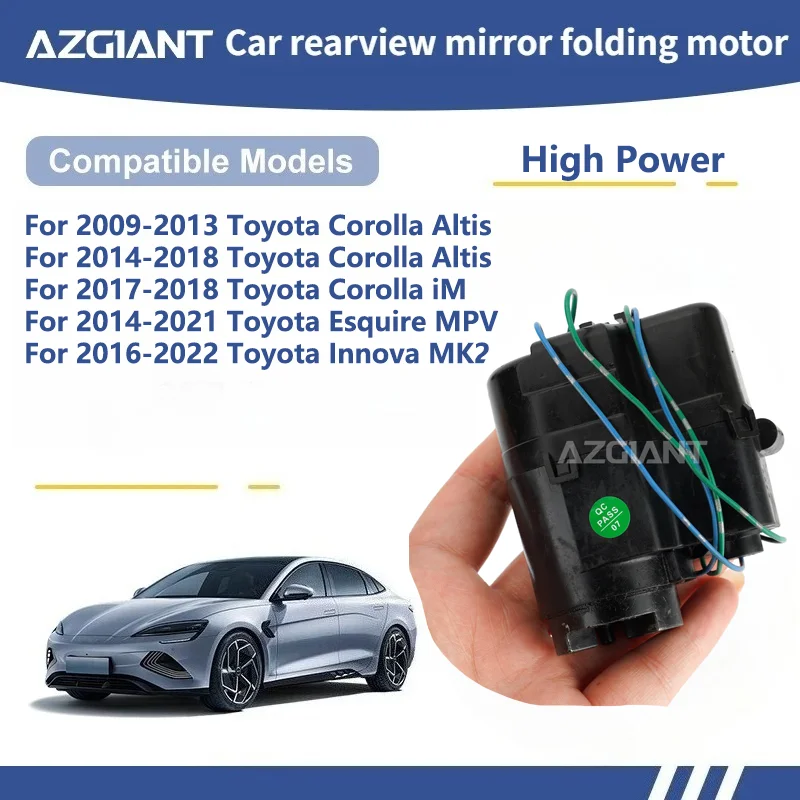 AZGIANT For Toyota Harrier MK3/Highlander MK2/Highlander MK3/Hilux/HiLux IMV MK8 Car Power Fold Mirror 12V Motor module carro
AZGIANT For Toyota Harrier MK3/Highlander MK2/Highlander MK3/Hilux/HiLux IMV MK8 Car Power Fold Mirror 12V Motor module carro