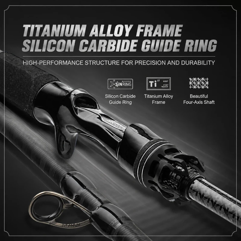Fishingfans Performer General Casting Rod, Titanium Bracket, Silicon Nitride Guides, High Thickne EVA Grip, Carbon Scroll holder
Fishingfans Performer General Casting Rod, Titanium Bracket, Silicon Nitride Guides, High Thickne EVA Grip, Carbon Scroll holder