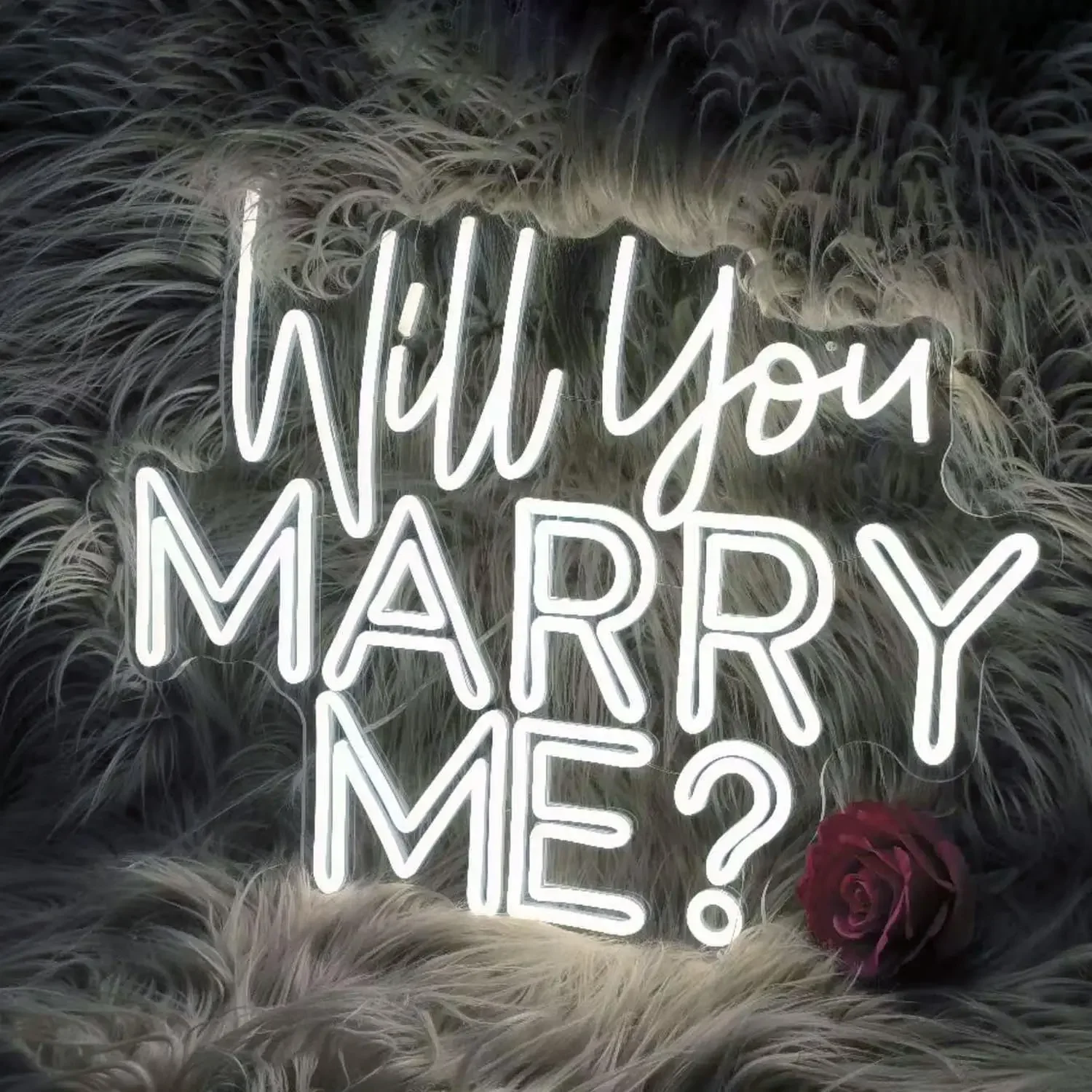 Will You Marry Me LED Neon Sign Custom Wedding Proposal Light, Anniversary Decor, Romantic Gift for Couples, Brides, Valentines
Will You Marry Me LED Neon Sign Custom Wedding Proposal Light, Anniversary Decor, Romantic Gift for Couples, Brides, Valentines