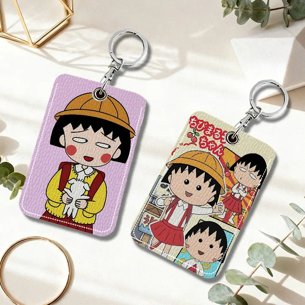 Cartoon C-Chibi M-Maruko C-Chan Leather Card Holder Keychain Key Ring Door Lock Access Tags ID Card Case Keychain Card
Cartoon C-Chibi M-Maruko C-Chan Leather Card Holder Keychain Key Ring Door Lock Access Tags ID Card Case Keychain Card