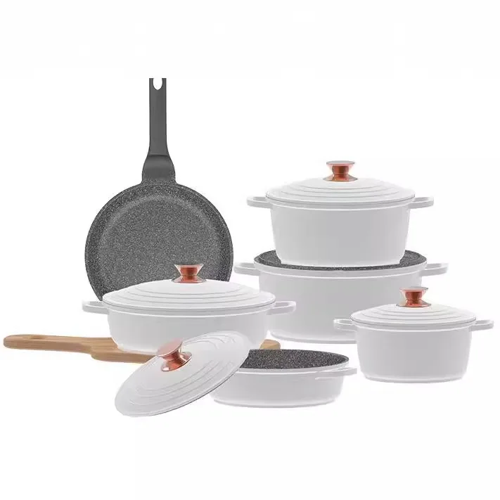 11pcs Heavy Duty Classic Die Cast Aluminum Non Stick Granite Pots For Cooking Sets With Cooking Utensils
11pcs Heavy Duty Classic Die Cast Aluminum Non Stick Granite Pots For Cooking Sets With Cooking Utensils