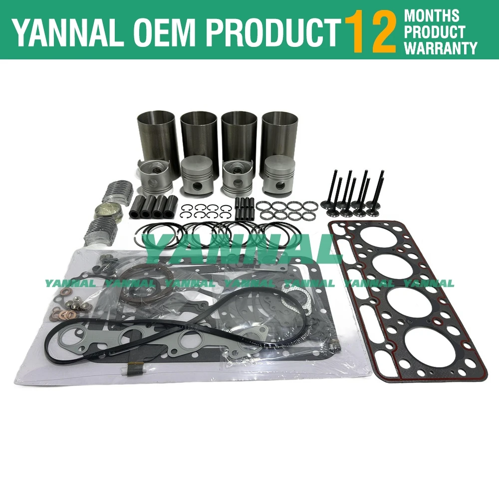 New V1702 Overhaul Rebuild Kit With Valve For Kubota Engine Parts Skid Steer Loader 743 733
New V1702 Overhaul Rebuild Kit With Valve For Kubota Engine Parts Skid Steer Loader 743 733