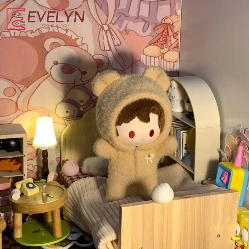 Evelyn 15CM Doll Clothes Cartoon Bear Brown Cartoon Animal Plush Jumpsuits Playing House Photo Props Replacement Outfit
Evelyn 15CM Doll Clothes Cartoon Bear Brown Cartoon Animal Plush Jumpsuits Playing House Photo Props Replacement Outfit