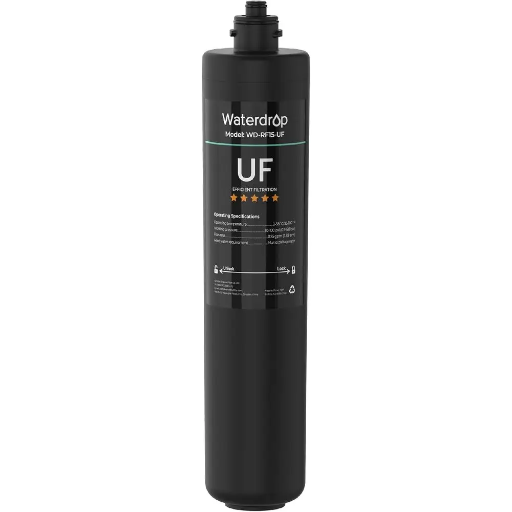 Under-Sink Filter, 0.01 μm, Reduces Lead, Chlorine, Bad Taste & Odor, Lasts 2 Years
Under-Sink Filter, 0.01 μm, Reduces Lead, Chlorine, Bad Taste & Odor, Lasts 2 Years