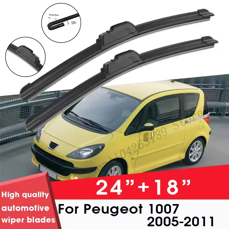 Car Wiper Blade Blades For Peugeot 1007 2005-2011 24"+18" Windshield Windscreen Clean Rubber Silicon Cars Wipers Accessories
Car Wiper Blade Blades For Peugeot 1007 2005-2011 24"+18" Windshield Windscreen Clean Rubber Silicon Cars Wipers Accessories