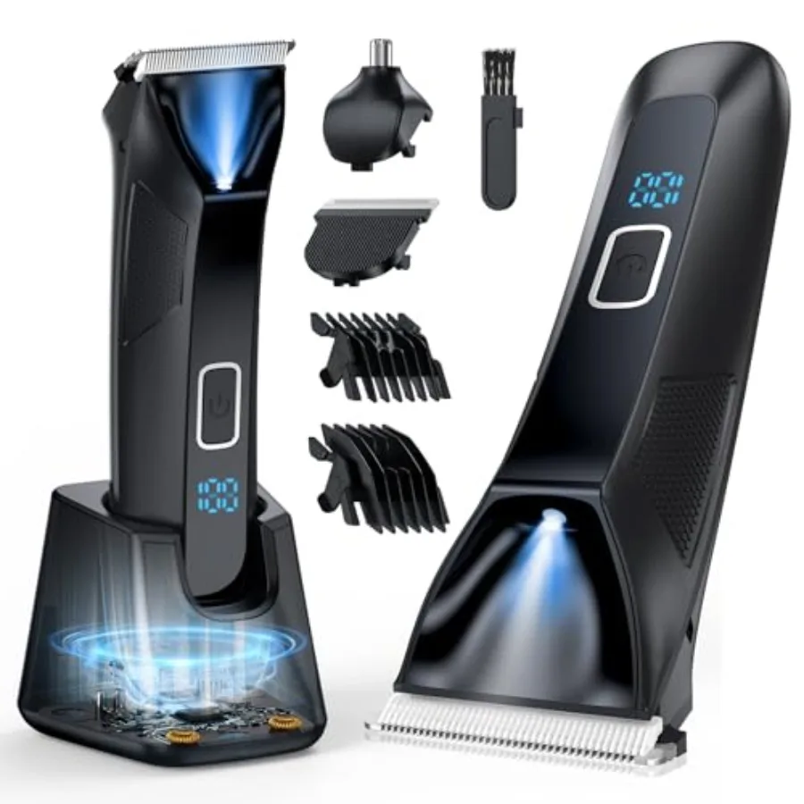 Manscape Body Hair Trimmer for Men 2-in-1 IPX7 Waterproof Groin and Ball Shaver Electric Razor Mens Grooming Kit Rechargeable C
Manscape Body Hair Trimmer for Men 2-in-1 IPX7 Waterproof Groin and Ball Shaver Electric Razor Mens Grooming Kit Rechargeable C