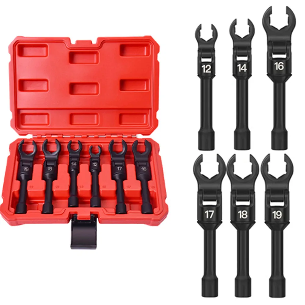Automotive Repair Tools Crows Foot Wrench For Flare Nuts 12-19mm Size Range 6-Point Socket For DIY Enthusiasts
Automotive Repair Tools Crows Foot Wrench For Flare Nuts 12-19mm Size Range 6-Point Socket For DIY Enthusiasts