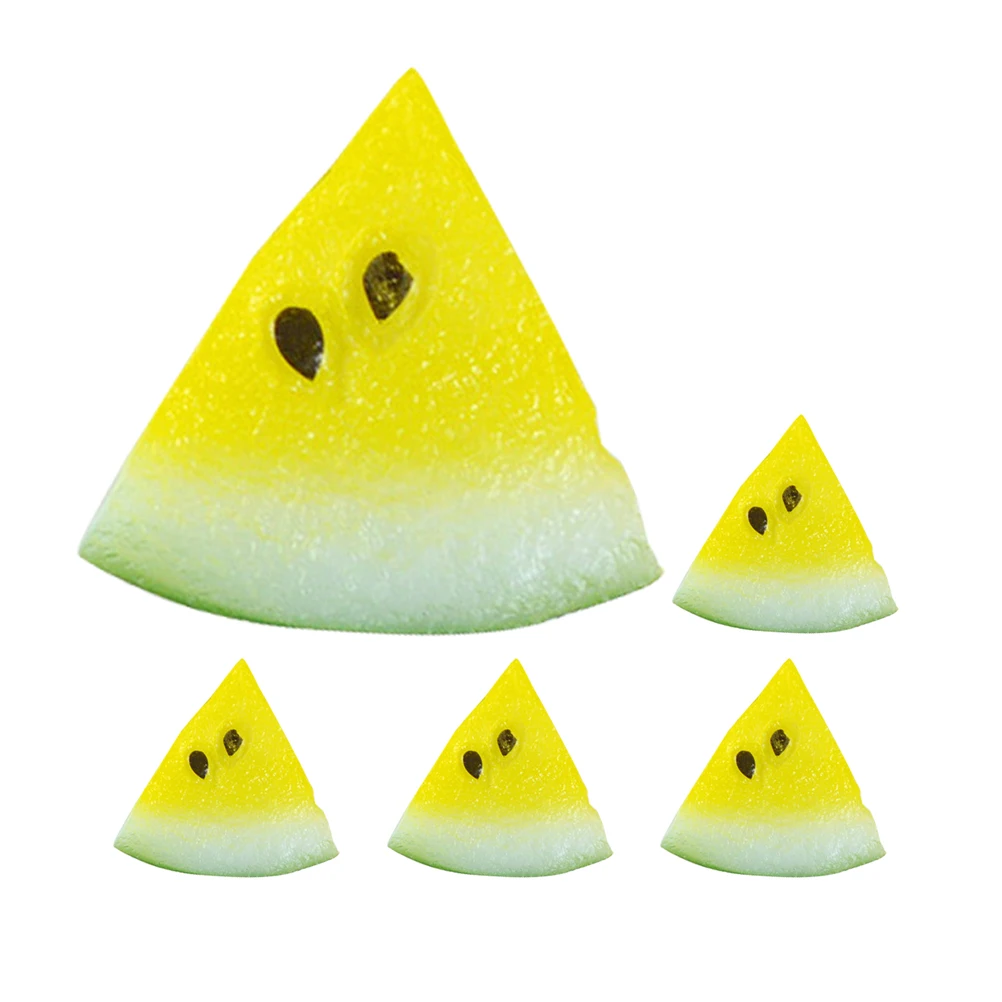 5pcs Slice Toys Tiny Model Prop Realistic Fake Fruits House Fruits House Decor Educational Montessori
5pcs Slice Toys Tiny Model Prop Realistic Fake Fruits House Fruits House Decor Educational Montessori
