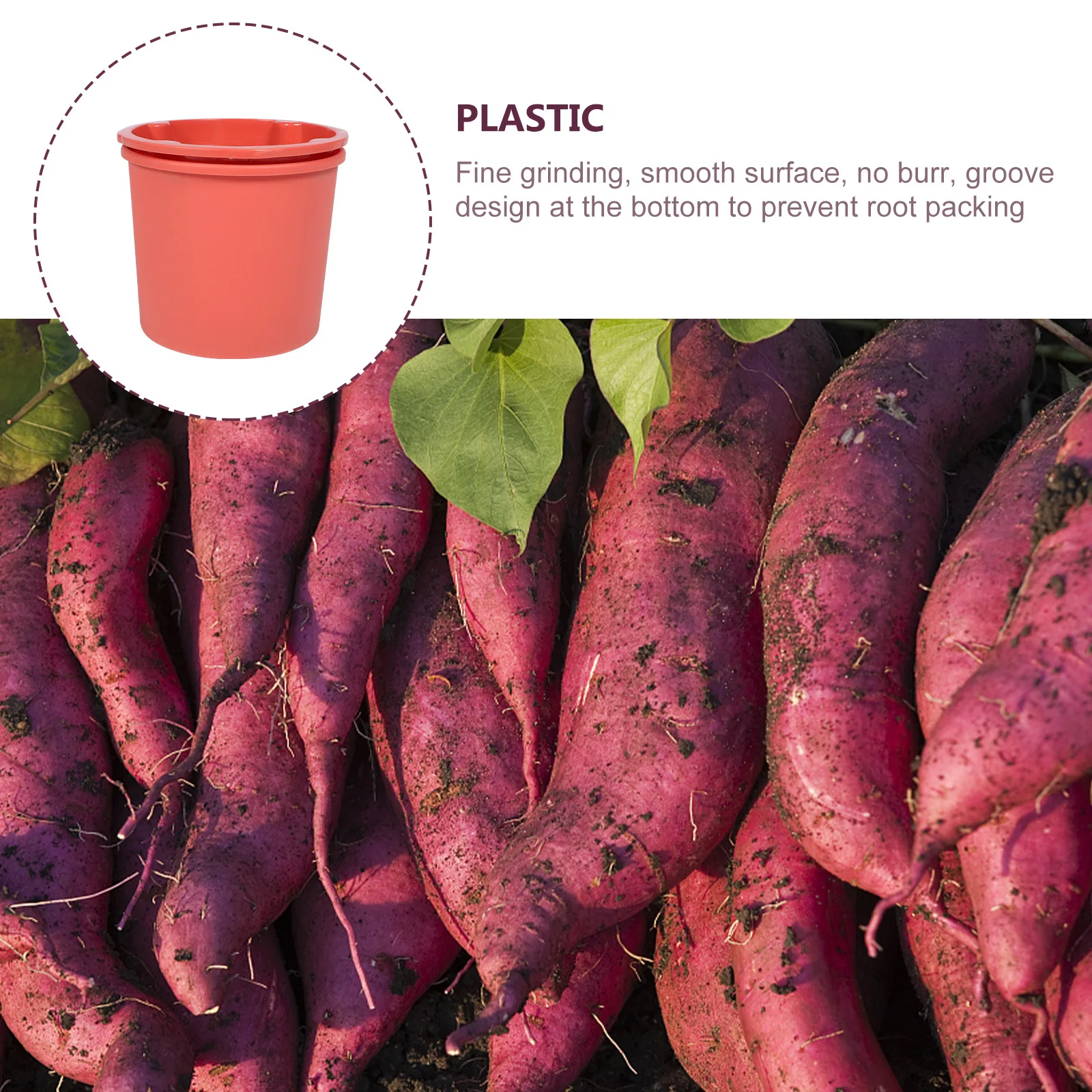 1pcs Durable Plastic Garden Planter Bucket Vegetable Growth Box Potato Growing Pot Home Sweet Potato Planting Holder Reusable
1pcs Durable Plastic Garden Planter Bucket Vegetable Growth Box Potato Growing Pot Home Sweet Potato Planting Holder Reusable